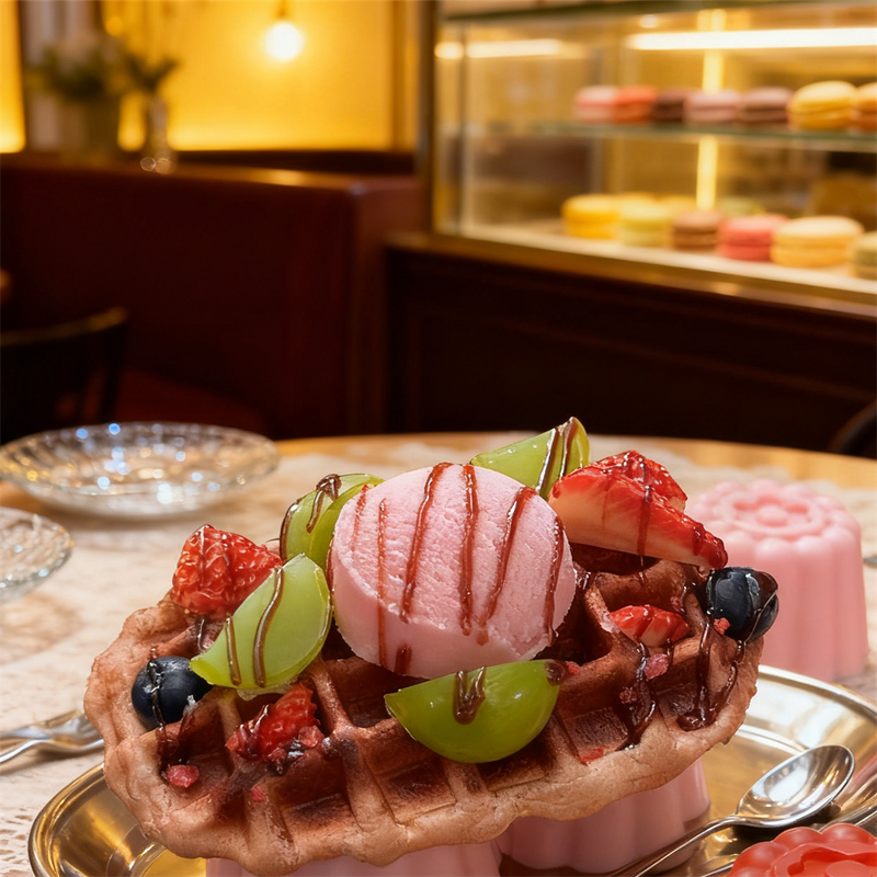 Burger Model Manufacturer - OEM Custom 10cm Realistic Chicken Cutlet