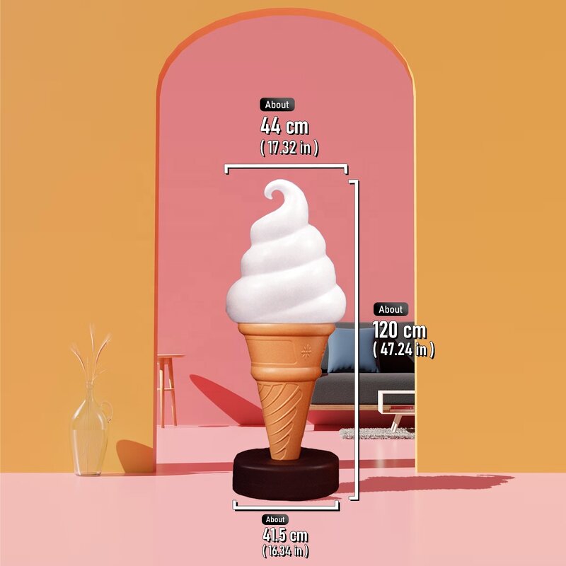 Ice Cream Light Factory - OEM Custom 120cm Creative Waterproof Outdoor