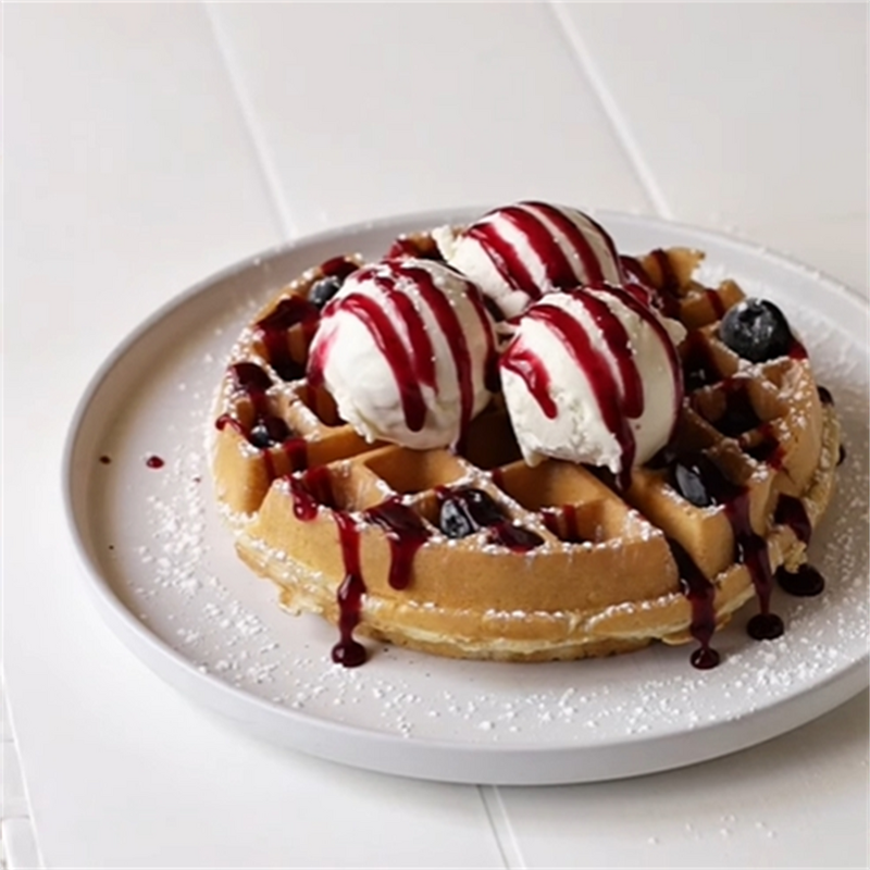 Waffle Model Manufacturer - OEM Custom 8inch Belgian Brunch Display