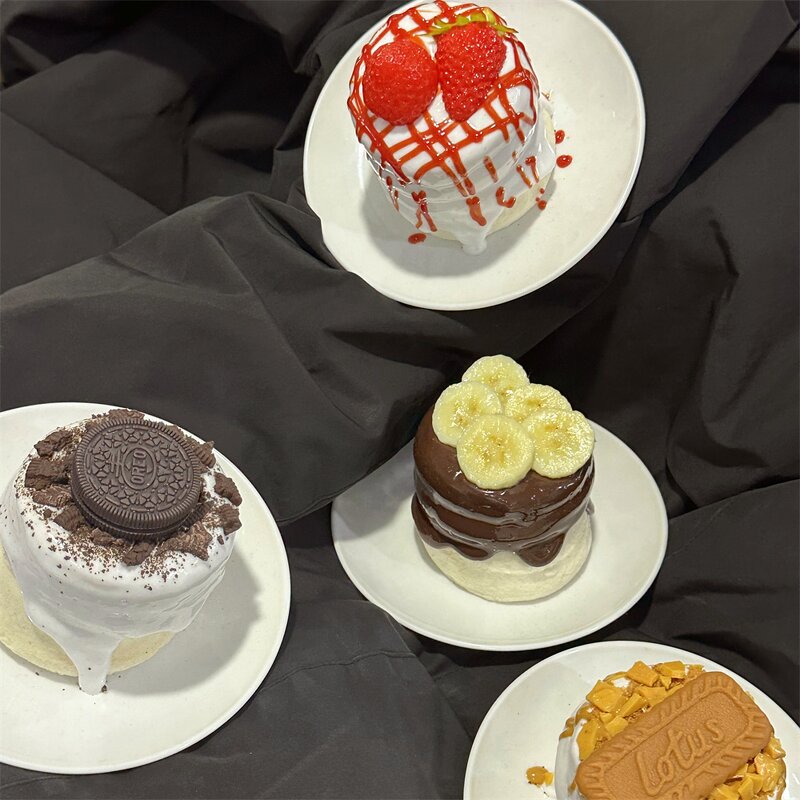 Food Model Manufacturer - OEM Custom 6inch White Plate Photography