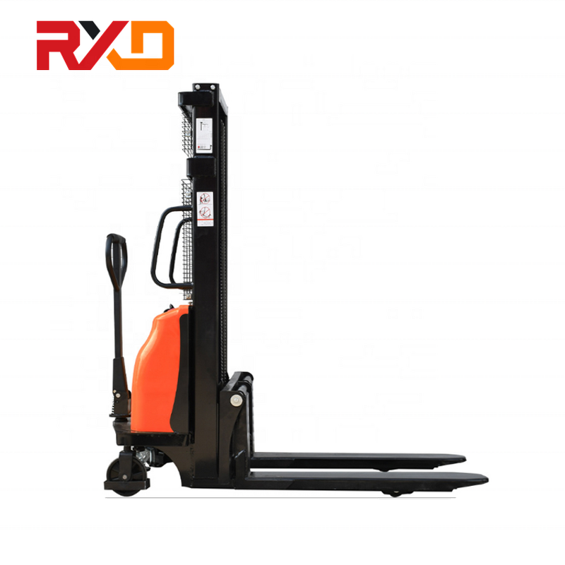 Manual Hand Stacker Factory - OEM 1-2ton Semi Electric Hydraulic Pallet Stacker