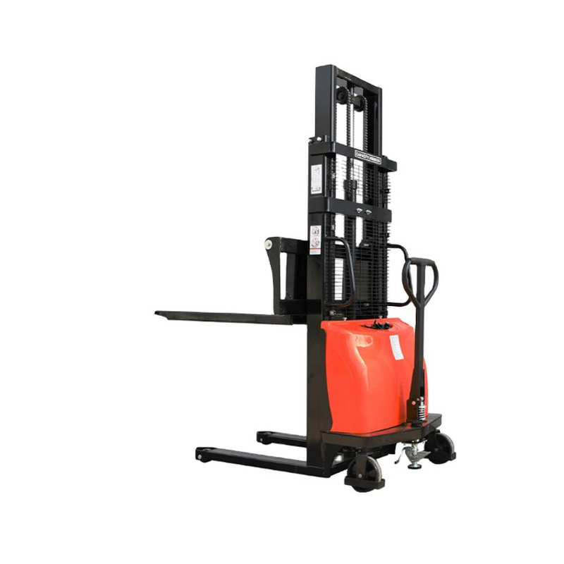 Manual Hand Stacker Factory - OEM 1-2ton Semi Electric Hydraulic Pallet Stacker