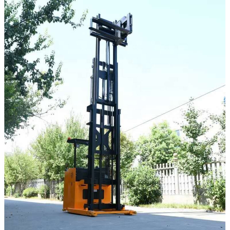Seated Type Reach Electric Stacker Manufacturer - OEM CQD 24V 1-1.2 Ton 5-6 Meter