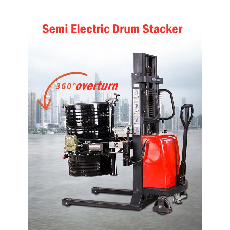 Semi Electric Film Roll Stacker Manufacturer - OEM Flipping Car Paper Roll Circular