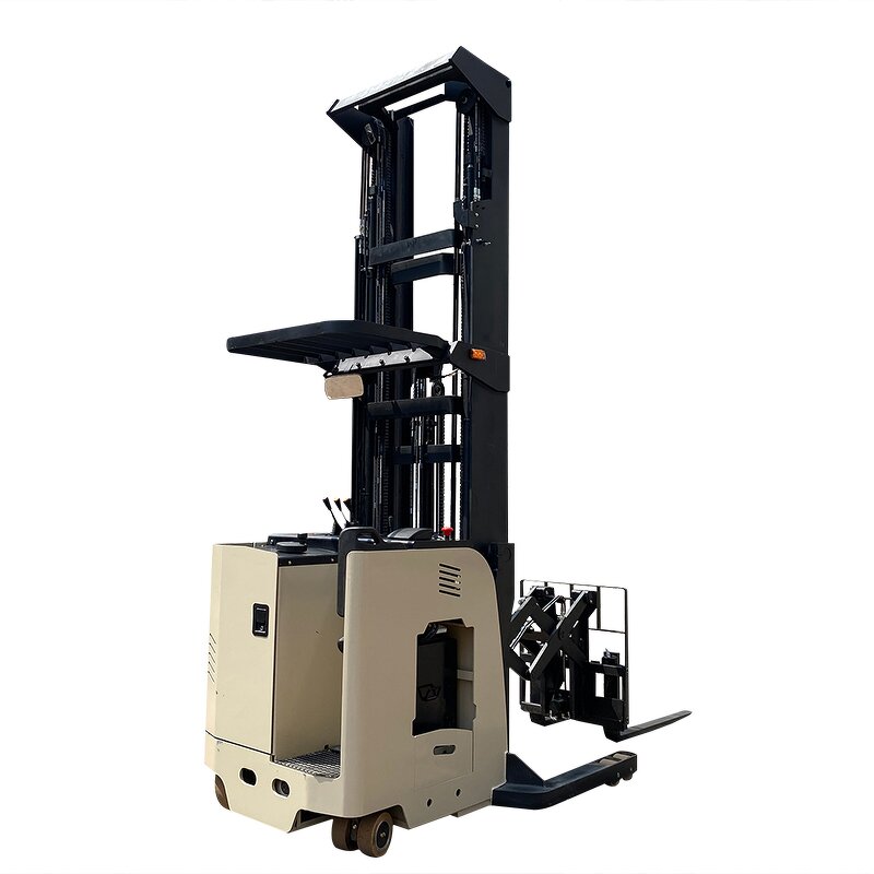 Electric Stand up Double Deep Reach Truck Factory - OEM 1.6T 7.5M Curtis Controller