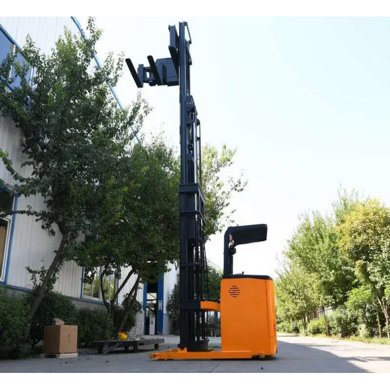 Seated Type Reach Electric Stacker Manufacturer - OEM CQD 24V 1-1.2 Ton 5-6 Meter