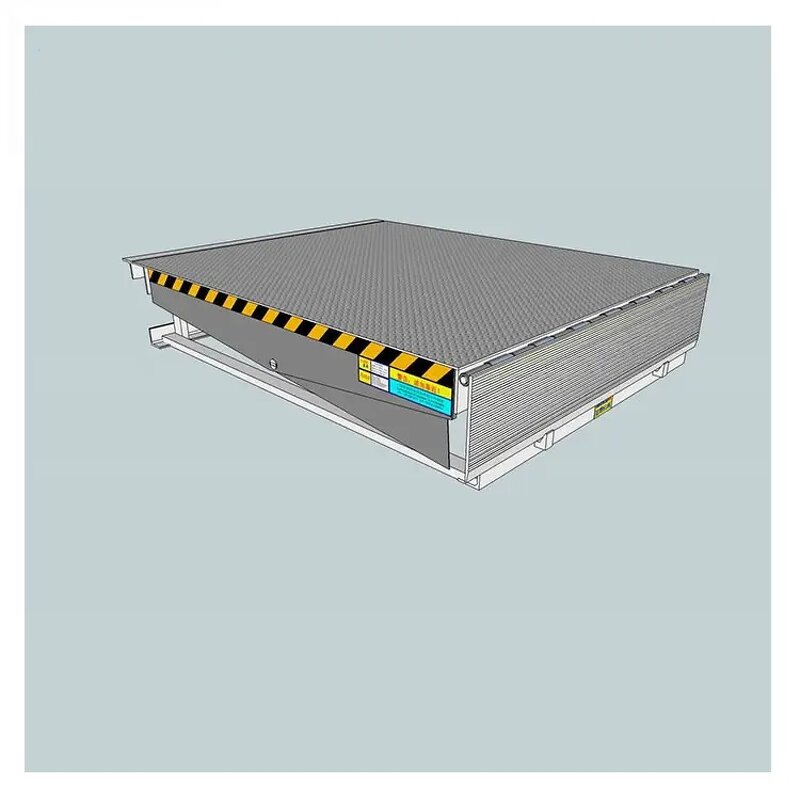 Warehouse Dock Leveler Manufacturer - OEM Lip Shape Yard Ramp 10T Hydraulic Tons
