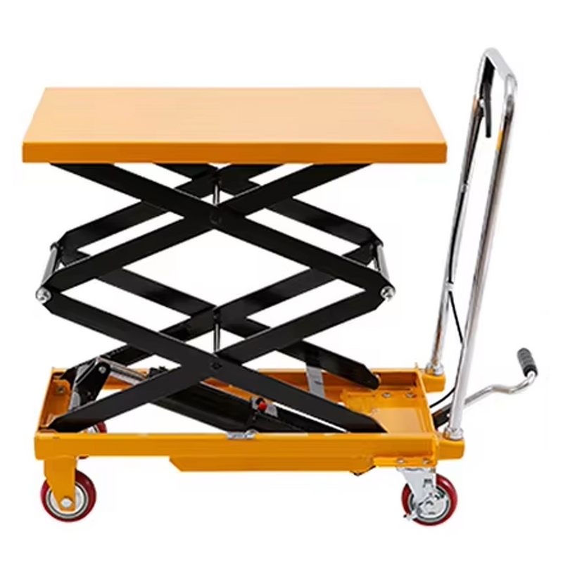 Hydraulic Lift Table Manufacturer - OEM 150-1000KG Manual Lift Table Scissor Cart