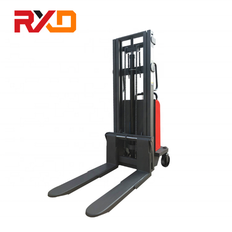 Manual Hand Stacker Factory - OEM 1-2ton Semi Electric Hydraulic Pallet Stacker