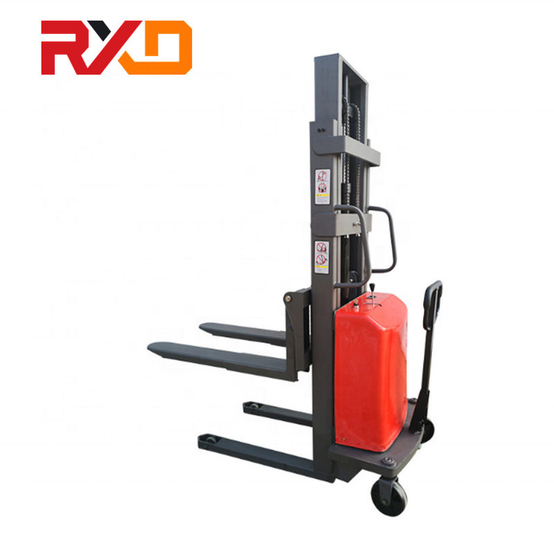 Manual Hand Stacker Factory - OEM 1-2ton Semi Electric Hydraulic Pallet Stacker
