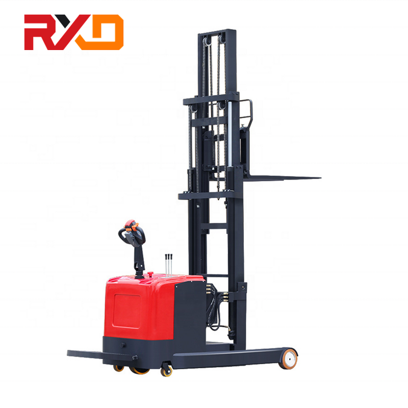 Full Electric Reach Pallet Stacker Factory - OEM China Rider on Mast Forward Narrow
