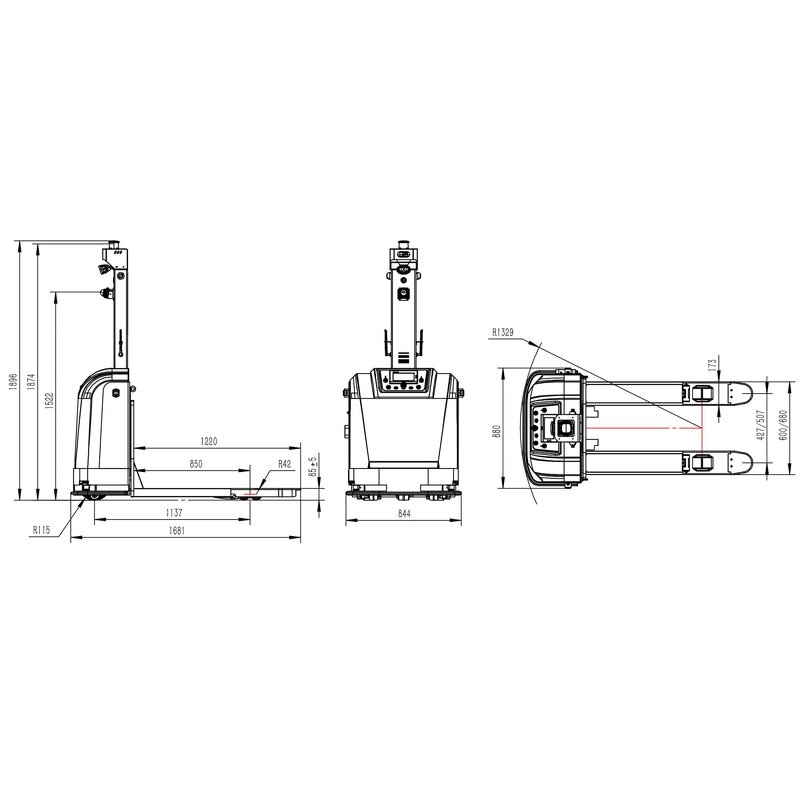 Autonomous Mobile Robot Factory - OEM for Heavy-Duty Warehousing 1600kg Payload