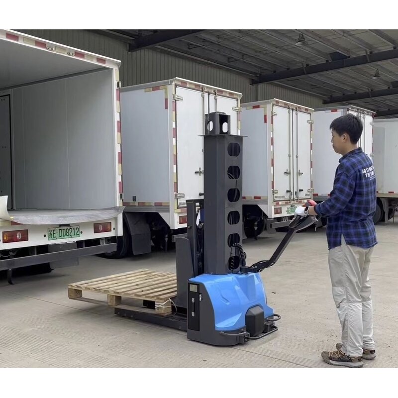 Electric Scissor Lift Forklift Manufacturer - OEM Portable 1.5T Container Unloaded Machine