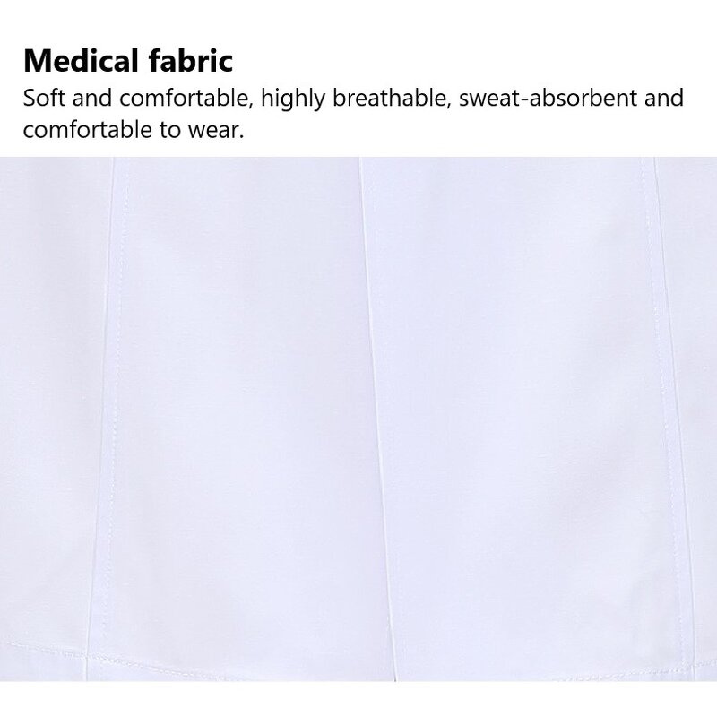 Short-Sleeve Women's Medical Lab Coat Factory - OEM High Quality with Custom Logo