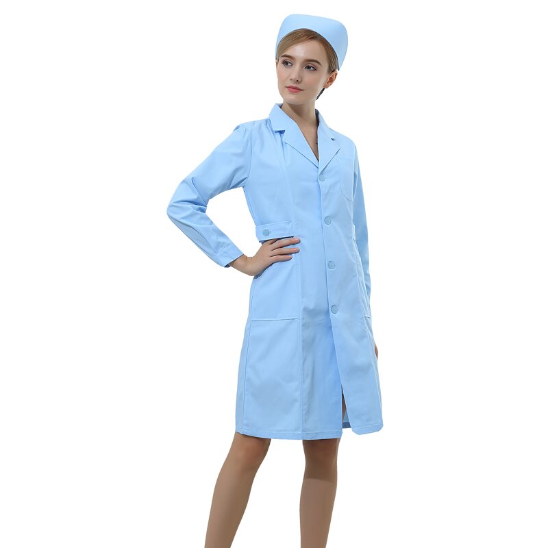 Wholesale Custom Logo Lab Coat Factory - OEM Long Sleeve Medical Uniforms Nursing