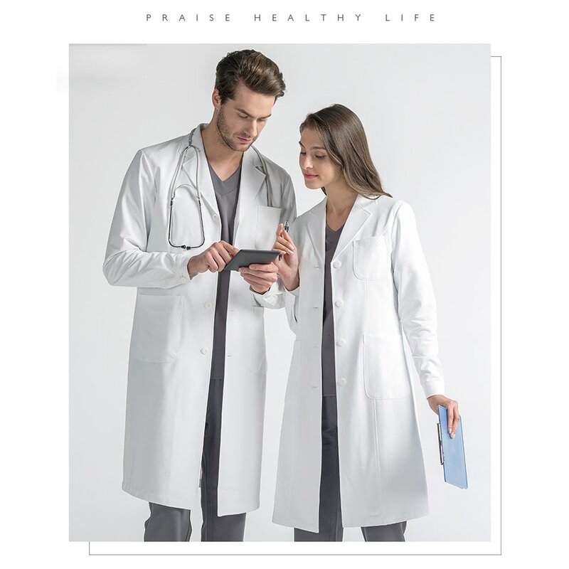 Unisex Slim Lab Coat Factory - OEM Customized with Private Label Tag Medical