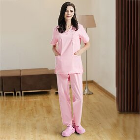 Nursing Scrub Uniform Manufacturer - OEM Wholesale Custom Logo Ladies Breathable Cotton