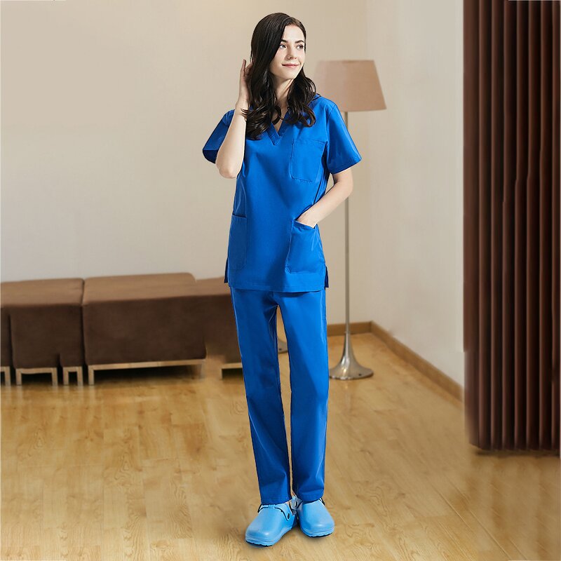 Hospital Uniforms Factory - OEM Hot Sale Pet Clinic Nursing Scrubs Women Sets