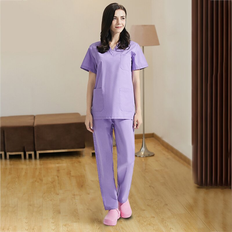 Hospital Uniforms Factory - OEM Hot Sale Pet Clinic Nursing Scrubs Women Sets