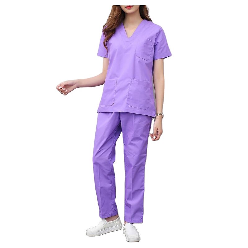 Women's Printed Hospital Uniforms Manufacturer - OEM Comfortable Nurse Scrubs Medical