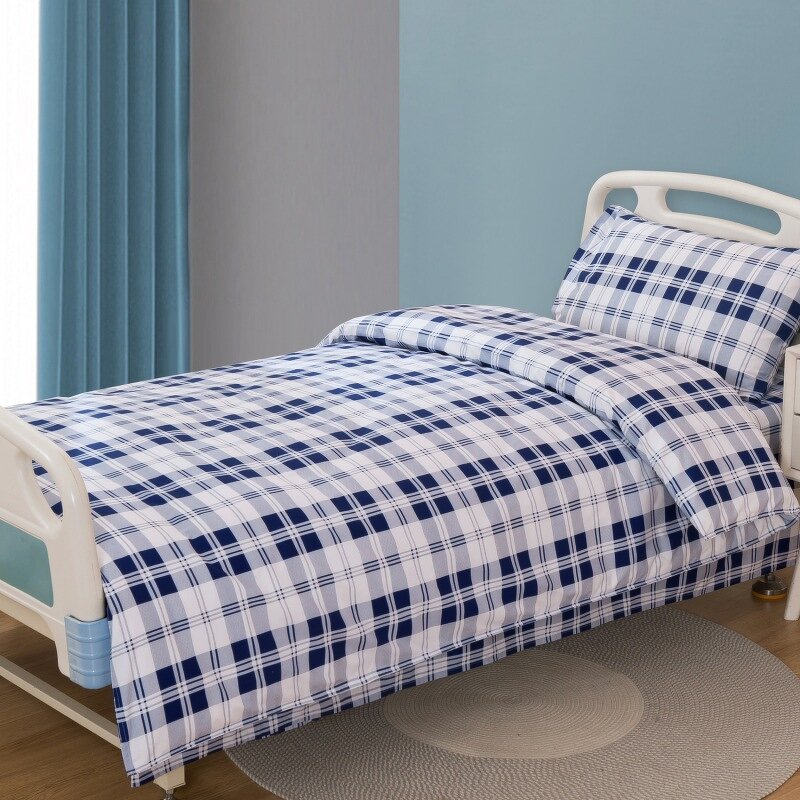 High Quality Hospital Bedding Set Manufacturer - OEM 3-Piece Striped Print Wholesale