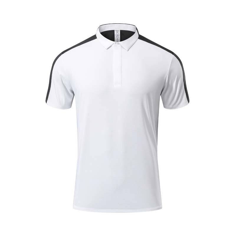 Short-Sleeved Shirt Manufacturer - OEM Contrast Color Quick-Drying for Golf Fitness