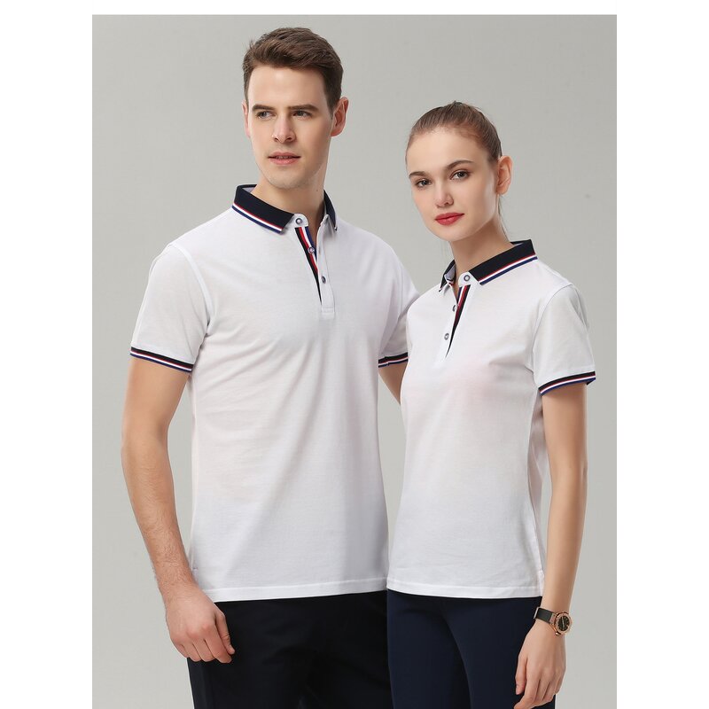Custom-made Short-sleeved Shirts Manufacturer - OEM with Cotton Lapels Corporate Uniform