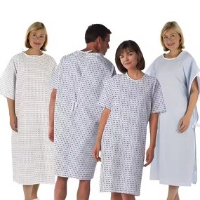 Hospital Patient Gown Factory - OEM Wholesale High Quality Fashionable Reusable