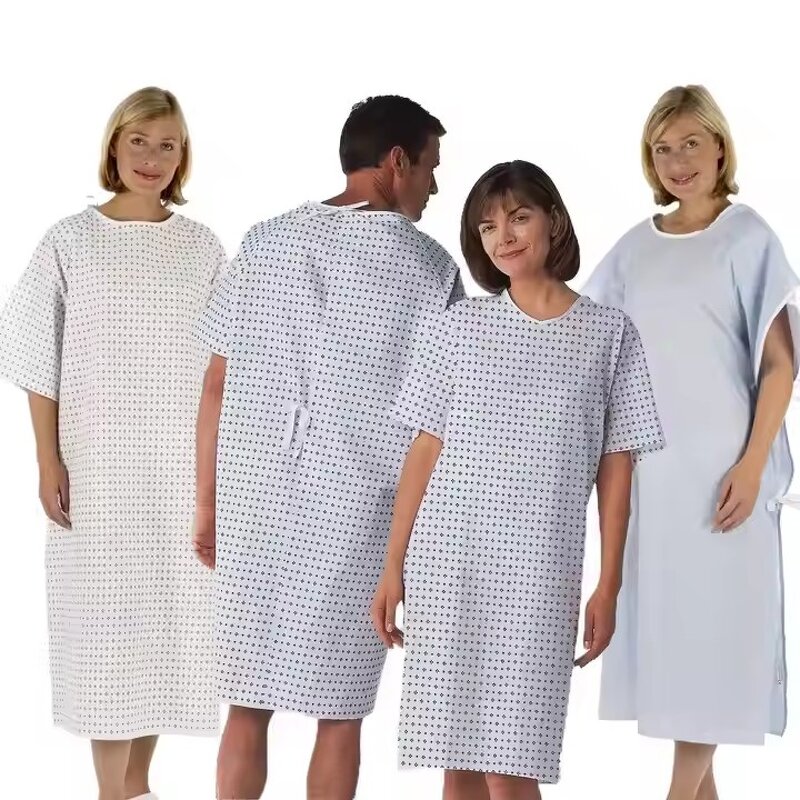 Hospital Patient Gown Factory - OEM Wholesale High Quality Fashionable Reusable