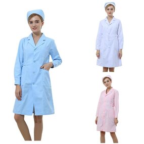 Wholesale Custom Logo Lab Coat Factory - OEM Long Sleeve Medical Uniforms Nursing