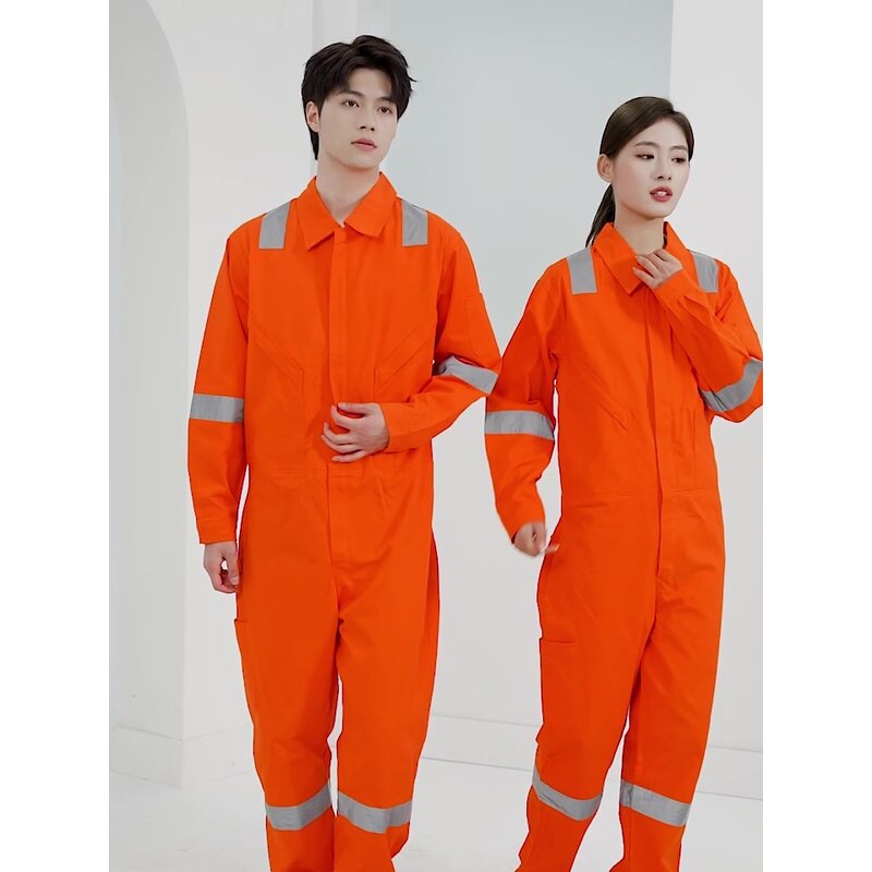 Cotton Overalls Manufacturer - OEM Anti Static Coverall Working Uniform Reflective