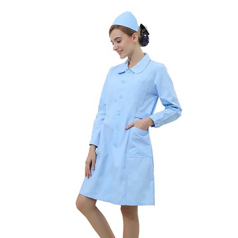 Factory-Born Hospital Uniforms Manufacturer - OEM Cotton Nurse's Dress for Ladies