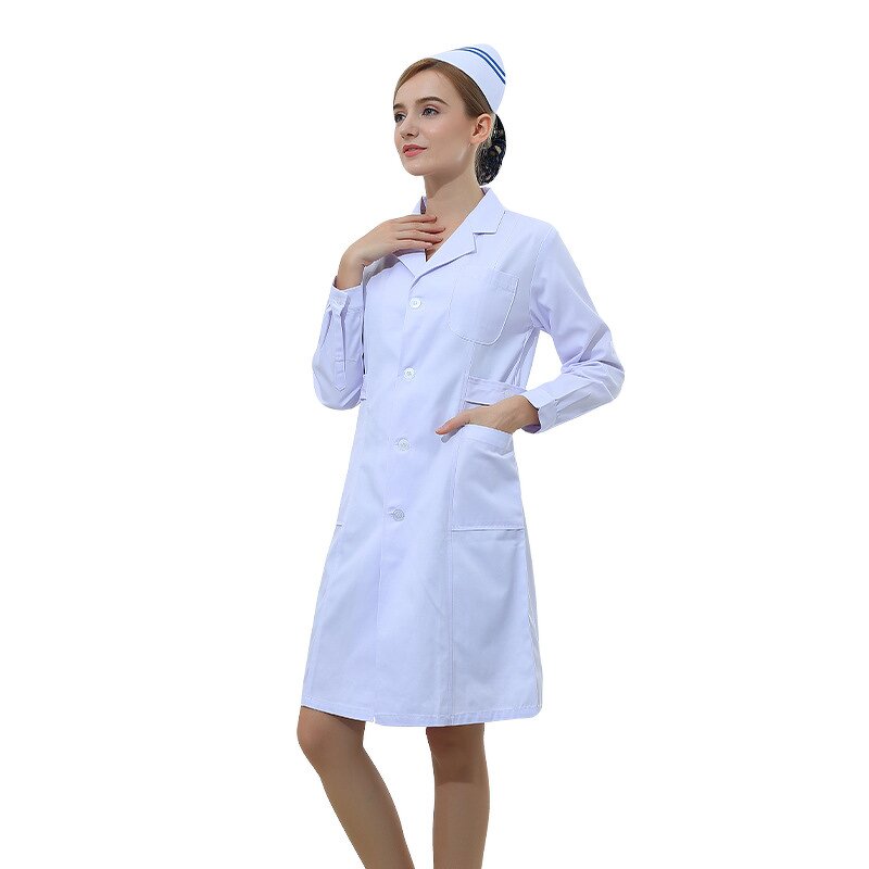 Wholesale Custom Logo Lab Coat Factory - OEM Long Sleeve Medical Uniforms Nursing