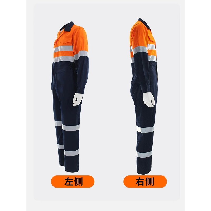 Customizable Construction Overalls Manufacturer - OEM Safety Workwear Reflective Coveralls