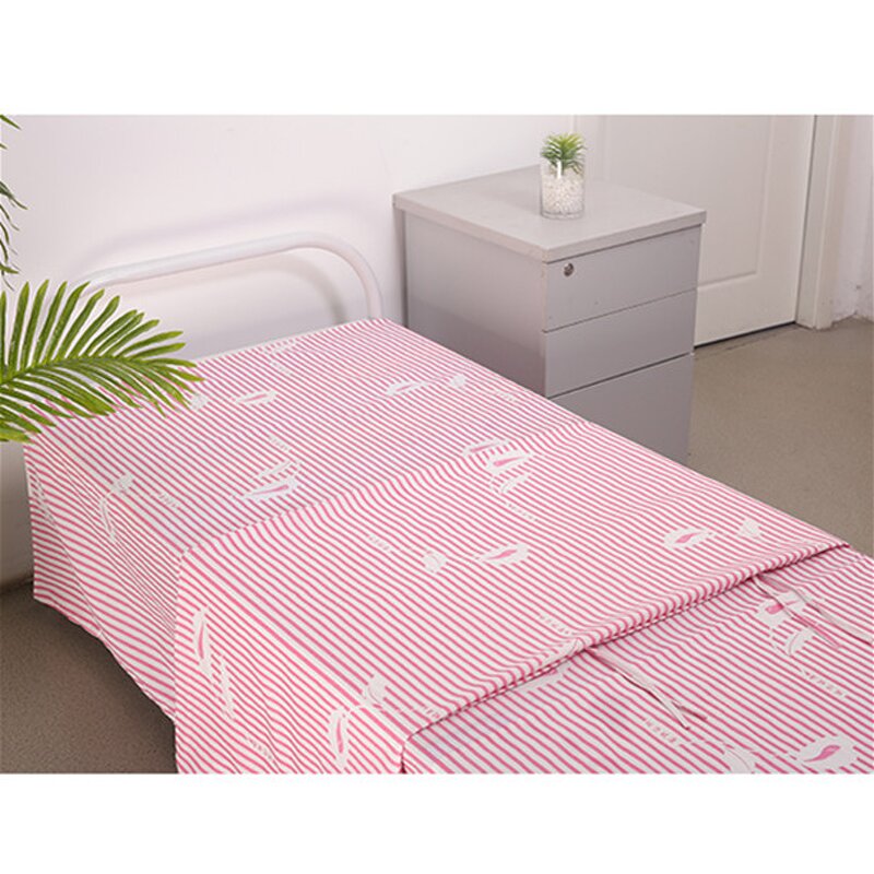 White 100% Cotton Bedding Set Manufacturer - OEM Solid Plain Striped Cover Woven