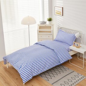 Hospital Bed Sheet Set Factory - OEM 3-Piece Printed Polyester Cotton Blend