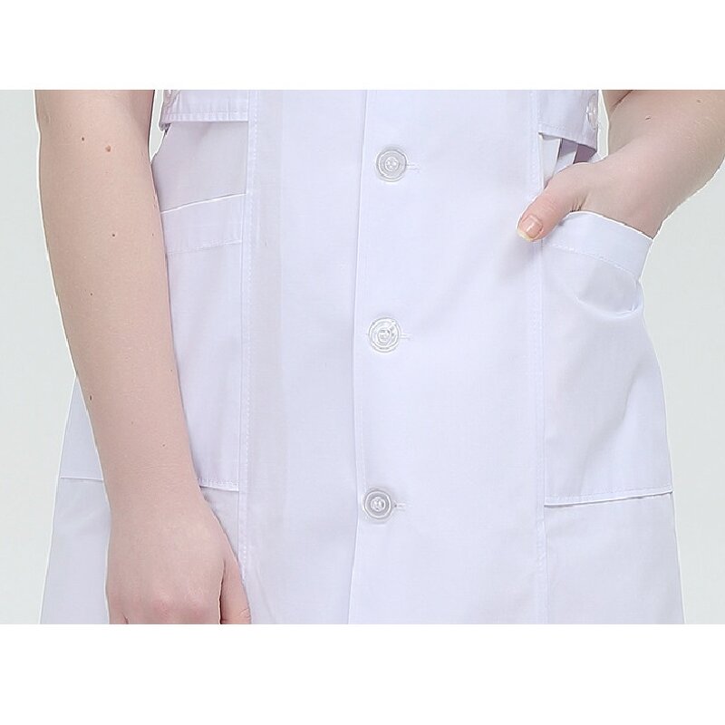 Customizable Female Doctor Lab Coat Manufacturer - OEM Breathable Polyester Cotton OEM