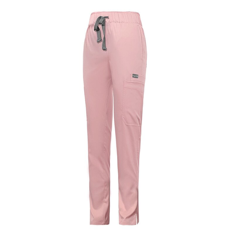 Unisex Wide Leg Medical Pants Factory - OEM Knitted Fabric Nurse Work with Drawstring