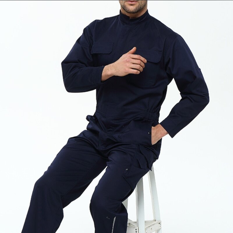Cotton Polyester Overalls Factory - OEM Anti Static Long Sleeve Coverall Work Wear