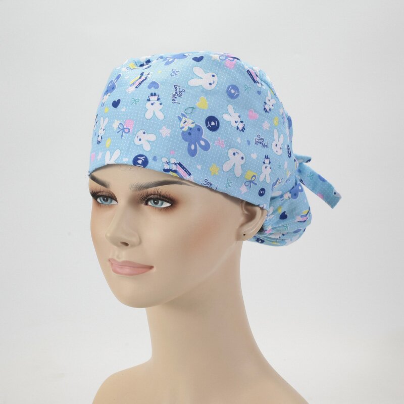 Adjustable Nurse Doctor Caps Factory - OEM Printed Cotton Scrub Suit Workwear
