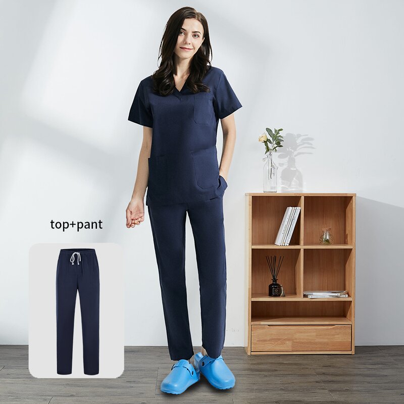 Hospital Uniforms Factory - OEM Hot Sale Pet Clinic Nursing Scrubs Women Sets