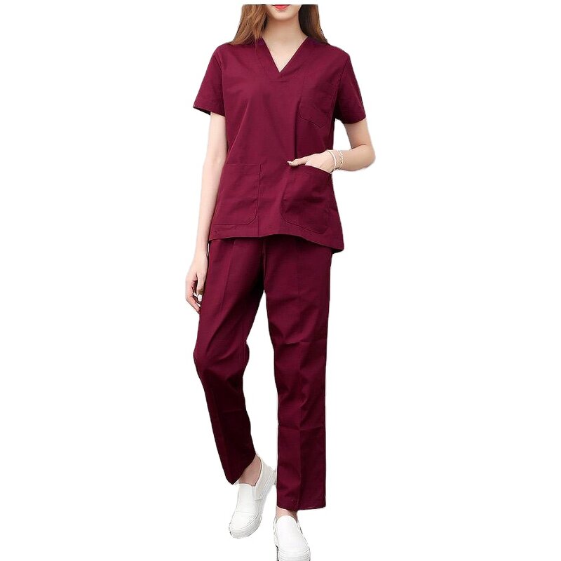 Women's Printed Hospital Uniforms Manufacturer - OEM Comfortable Nurse Scrubs Medical