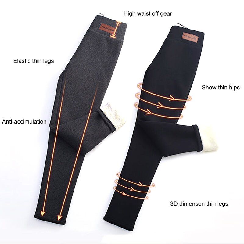 Leggings Manufacturer - OEM Custom 550G High Waist Cashmere Winter