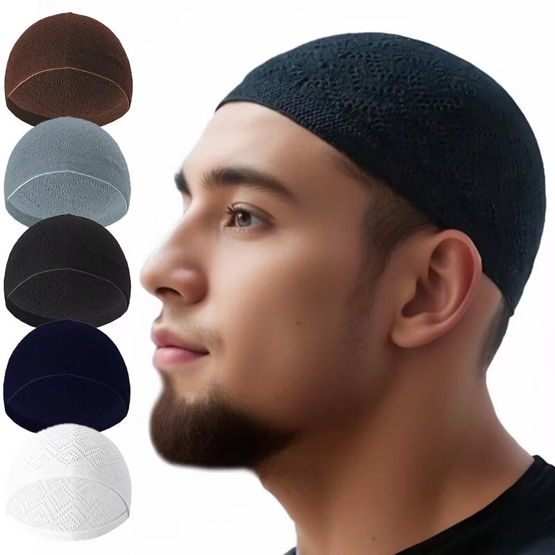 Kufi Hat Factory - OEM Custom Men Muslim Prayer Breathable Headwear