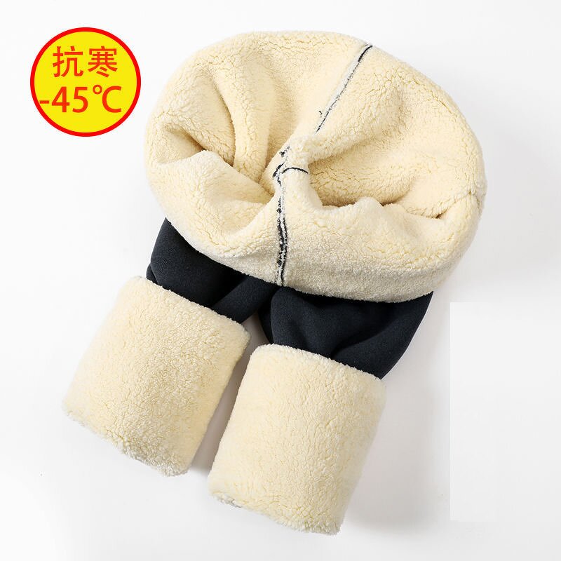 Women Leggings Factory - OEM Custom Thick Velvet Wool Fleece Skinny