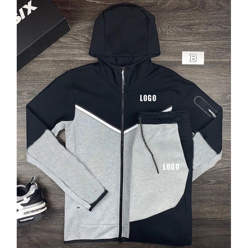Tracksuit Manufacturer - OEM Custom Tech Fleece Polyester Cotton Set