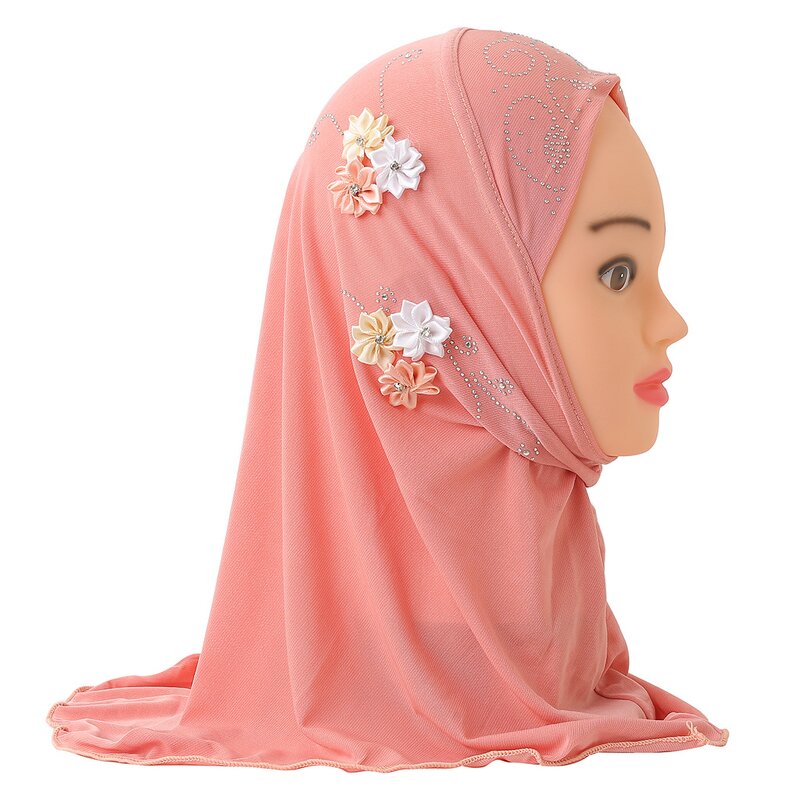 Muslim Scarf Factory - OEM Custom Ice Silk Kids Full Cover Hijab