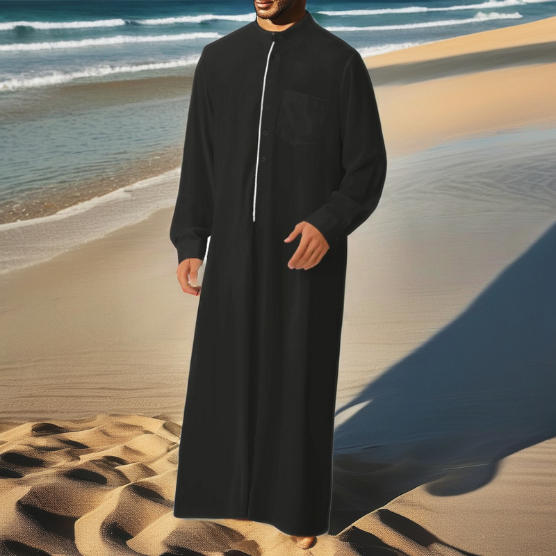 Islamic Thobe Factory - OEM Wholesale Embroidered Dubai Men Jubbah