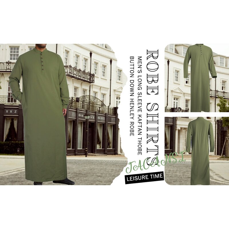 Men Thobe Manufacturer - OEM Custom Ramadan Plus Size Breathable