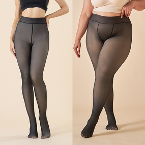 Leggings Factory - OEM Custom Women's Winter Thermal Translucent